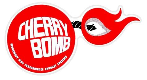 Cherry Bomb Vintage Race Logo Decal Sticker Racing Stickers Vintage