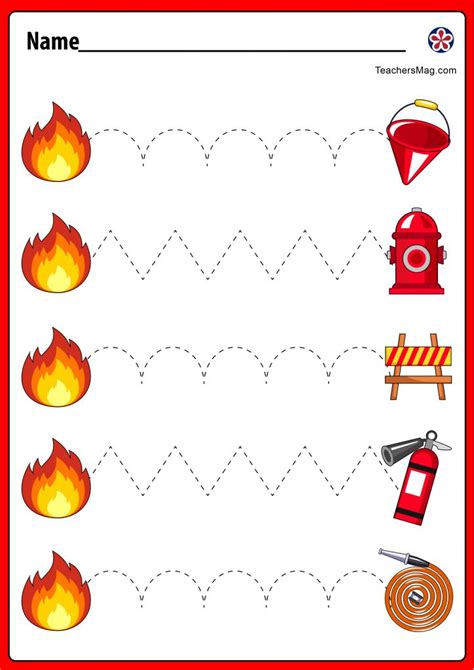 Free Printable Fire Safety Activities For Preschoolers Printable