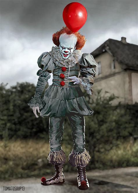 Pennywise It Bill Skarsgard By Tomatosoup Clown Horror Pennywise The Dancing