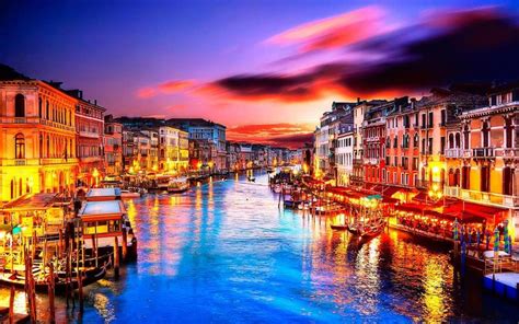 Download Romantic Venice At Night Wallpaper By Brandyguerrero
