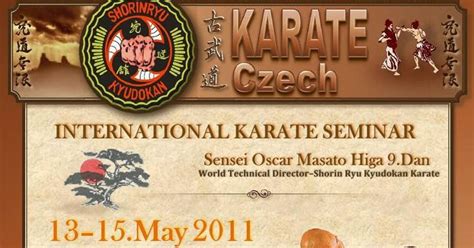 Master Oscar Higa Karate Do Kyudokan Karate Do Seminar In Czech Republic May