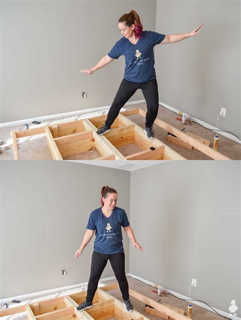 See below for the step by step pictures. DIY 'Floating' Platform Bed (King Size) | Free Plans | Diy ...