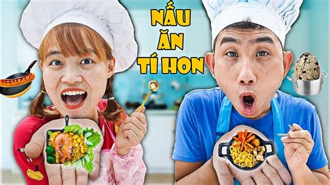 hà sam cuộc thi nấu Ăn tí hon tìm ra vua mì tôm miniature cooking mini food