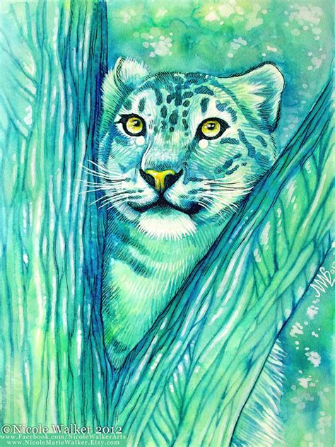 Snow Leopard By Nicole Marie Walker On Deviantart