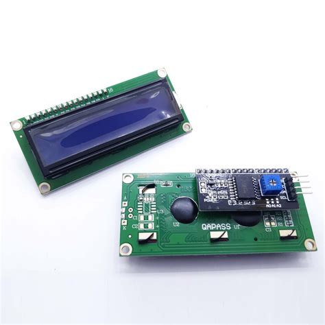 Lcd 16x2 With I2c Iic I2c Twi Spi Serial Interface Board Module Lcd1602 1602 Module Blue Screen