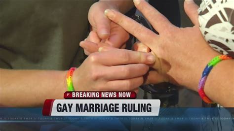 Appeals Court Rules Against Wisconsins Same Sex Marriage Ban Youtube