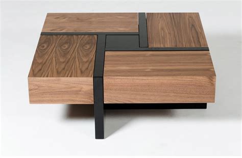 This Beautiful Wooden Coffee Table Has 4 Secret Drawers That Make For A