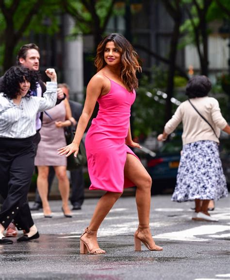 Priyanka Chopras Pink Dress In Isnt It Romantic Movie Popsugar Fashion Uk