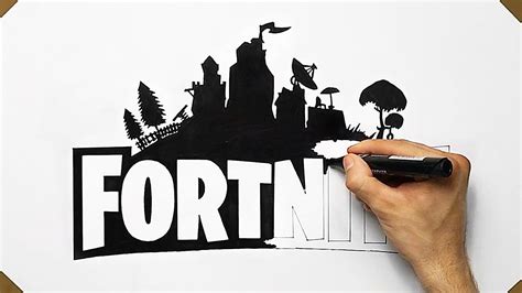 Draw Fortnite Logo