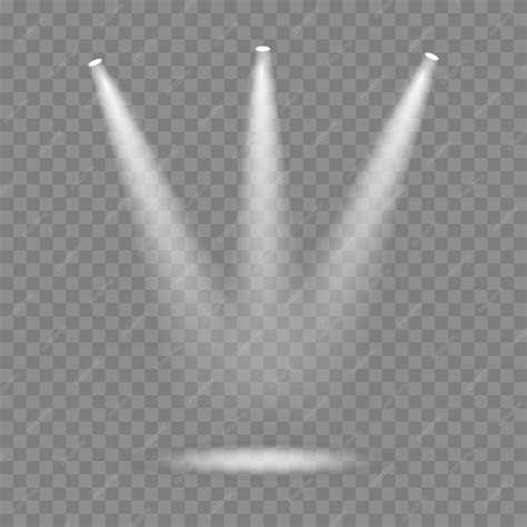 Premium Vector Vector Spotlight Light Effectglow Isolated White