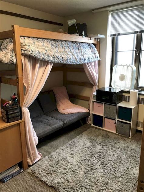 22 College Dorm Room Ideas For Lofted Beds Cassidy Lucille Classy Dorm Room Elegant Dorm Room