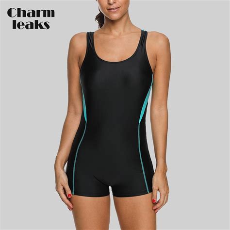 Buy Charmleaks One Piece Women Sports Swimwear Swimsuit Open Back Beach