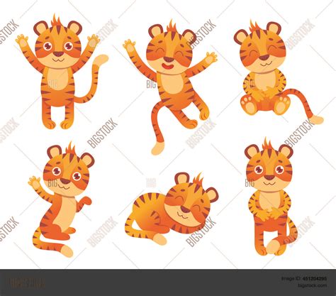 Tiger Character Vector And Photo Free Trial Bigstock