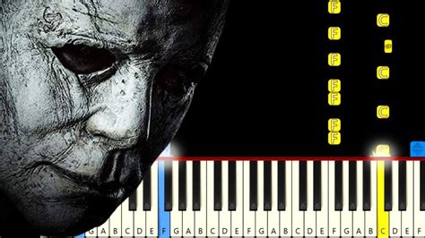 Halloween Theme Michael Myers Both Hands Slow Piano Tutorial