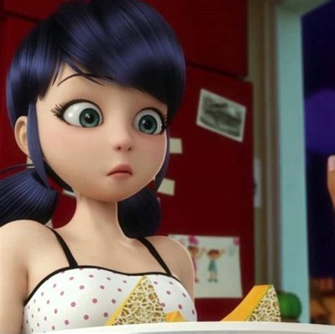 they actual show the anime version of this show when marinette shows alya the she s marinette