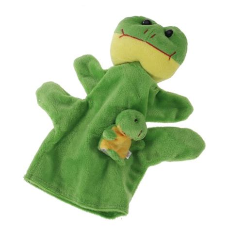 5xgreen Frog Hand Puppet Finger Puppets S Ebay