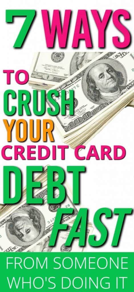 Ways To Pay Off Credit Card Debt 7 Things Im Doing To Crush My Credit