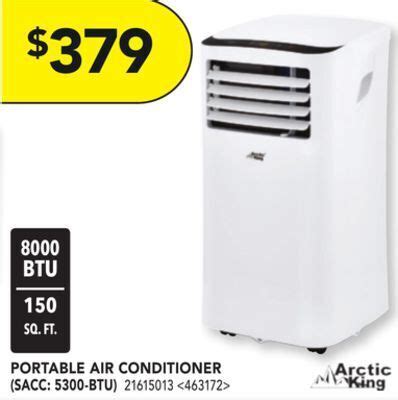 Arctic King Portable Air Conditioner Sacc Btu Offer At Rona