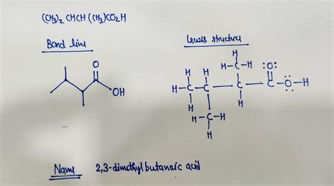 Solved Identify Bond Line Stricter And Lewis Structure CH CHCH