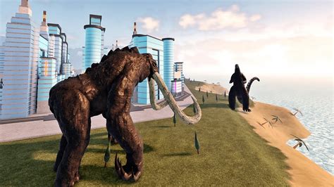 Behemoth Vs Heisei Godzilla Battle Kaiju Universe Youtube