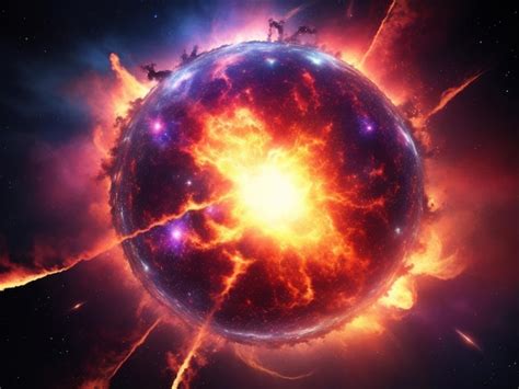 Premium Ai Image Big Bang Universe Explosion And Supernova Blast