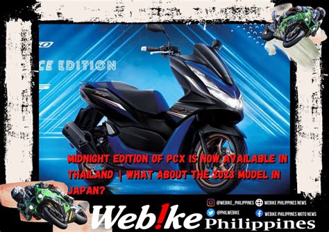 Still Number One In Japan In Sales In 2022 Midnight Edition Of PCX Is