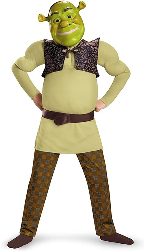 Shrek Classic Muscle Costume Medium 7 8 Clothing