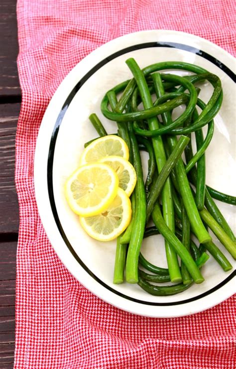 The skin of an eggplant is full of antioxidants, potassium and magnesium. how to cook garlic scapes | The Clever Carrot