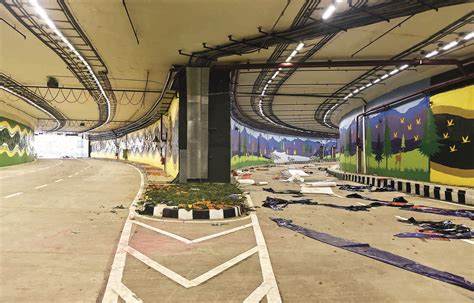 Pragati Maidan Tunnel Opens For Traffic Officials