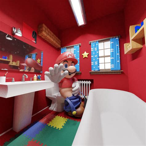 Artstation Marios Bathroom