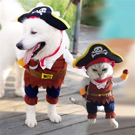 S Xl Pirate Dogs Cat Halloween Cute Costume Clothing Pet