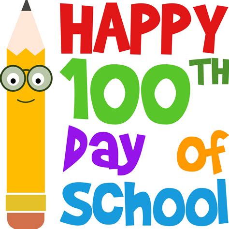 Happy 100th Day Of School 11285926 Png