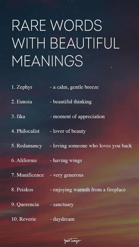 126 Rare Words With Beautiful Meanings In 2022 Words To Describe
