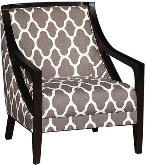 Contemporary Gray Pattern Accent Chair Nigel Rc Willey Furniture Store