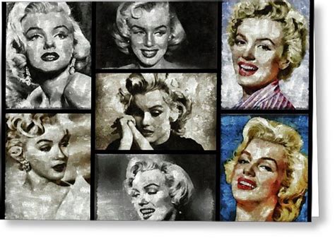 Marilyn Monroe Vintage Hollywood Actress Greeting Card Vintage Hollywood Hollywood Actresses