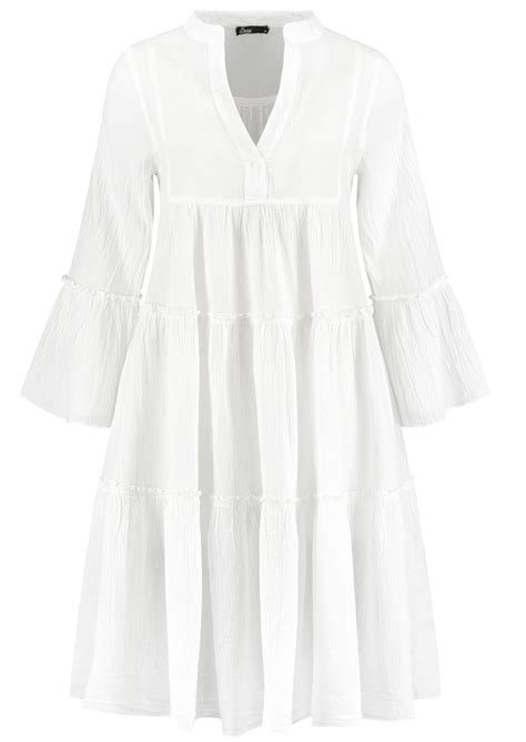 Devotion Ella Short Cotton Dress White