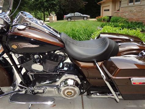 The lariat low seat features genuine distressed brown leather that is tanned and cut to produce a truly unique leather cover. C&C solo seat on 110th Road King - Harley Davidson Forums