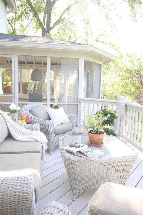 You know when you're choosing outdoor furniture, you can see the options are endless. Beautiful deck with Martha Stewart Living furniture ...