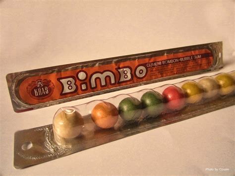 Bimbo Old Chewing Gum From Yugoslaviacroatia By Kraš When I Was A