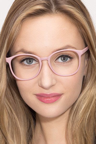 Dutchess Round Matte Pink Glasses For Women Eyebuydirect Pink Glasses Frames Matte Pink