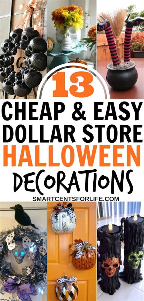 21 Cheap And Easy Dollar Store Halloween Decorations Smart Cents For Life