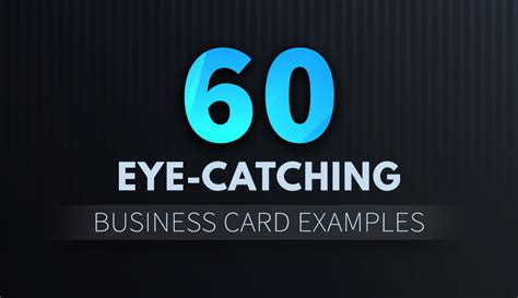 Business Card Design Inspiration 60 Eye Catching Examples Visual