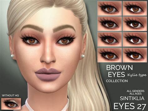 Hq Texture Found In Tsr Category Sims 4 Female Costume Makeup Kylie