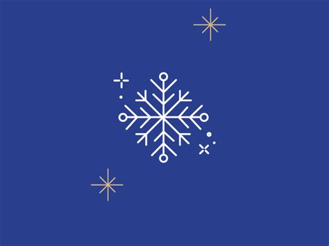 Twinkling Snowflakes By Plane Crazy On Dribbble
