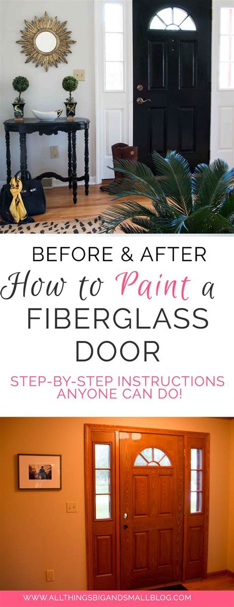 Paints that can be used on fiberglass will be stated on the can. How To Paint a Fiberglass Door | Painted front doors ...