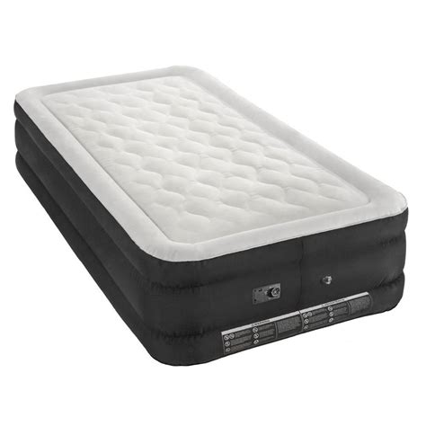 Comes with a one year manufacturer's limited warranty. Air Comfort Deep Sleep Twin Size Raised Air Mattress with ...