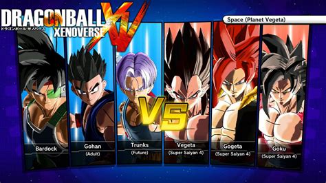 Dragon Ball Xenoverse Super Saiyans Vs Super Saiyan 4s Youtube
