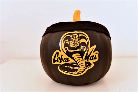 Cobra Kai Halloween Pumpkin With Cricut Machine Make Life Lovely