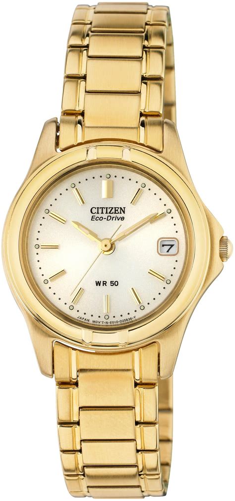 Citizen Ladies Eco Drive Gold Tone Bracelet Watch Reviews