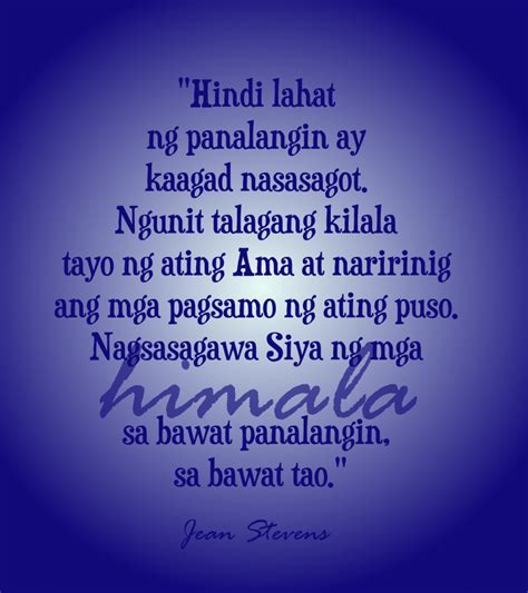 Tagalog Prayers And Christian Quotes Tagalog Prayer P